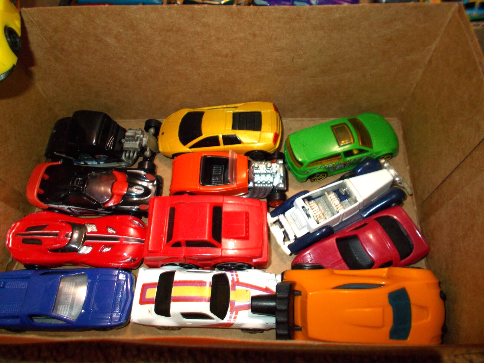 75 + LOT of 1:64 DIE-CAST & PLASTIC *HOT-WHEELS* and ETC. WHAT YOU SEE YOU GET