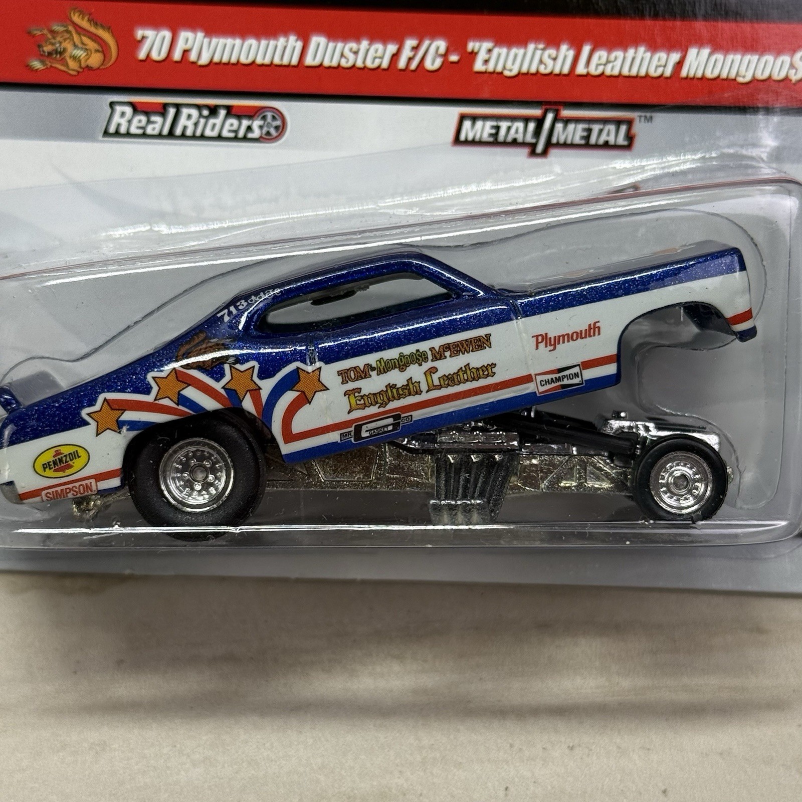 Hot Wheels 70 Plymouth Duster F/C English Leather Mongoose Drag Strip Demons Car