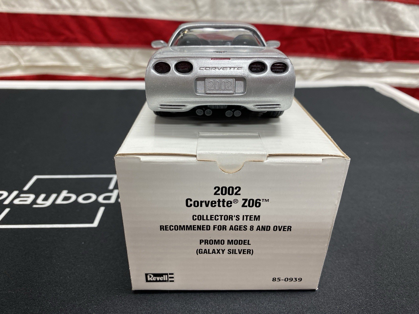 2002 Corvette Z06 Galaxy Silver Promo Model 1/25th Scale, New In Box