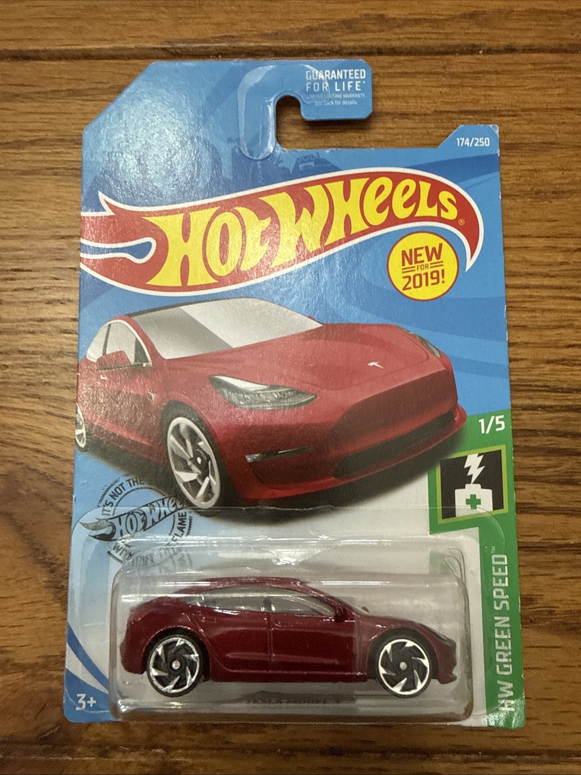 NEW 2016 Hot Wheels #196 9/10 Tesla Model X Red Maroon C5