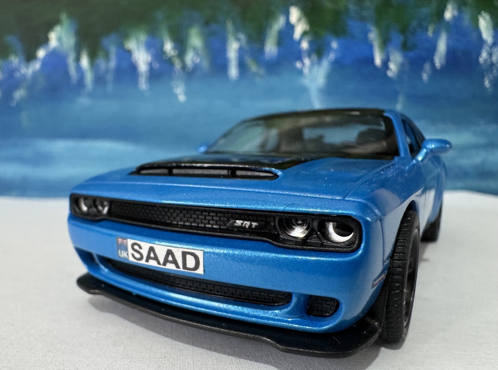 Dodge Challenger SRT Demon 170 Any Name Plate – 1:40 boy Toy Car Gift w/Sleeve