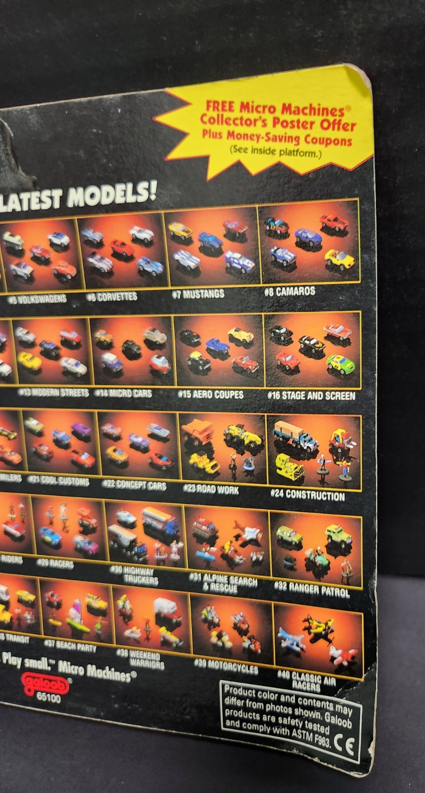 1997 Galoob Micro Machines #15 AERO COUPES Unopened Original Package READ
