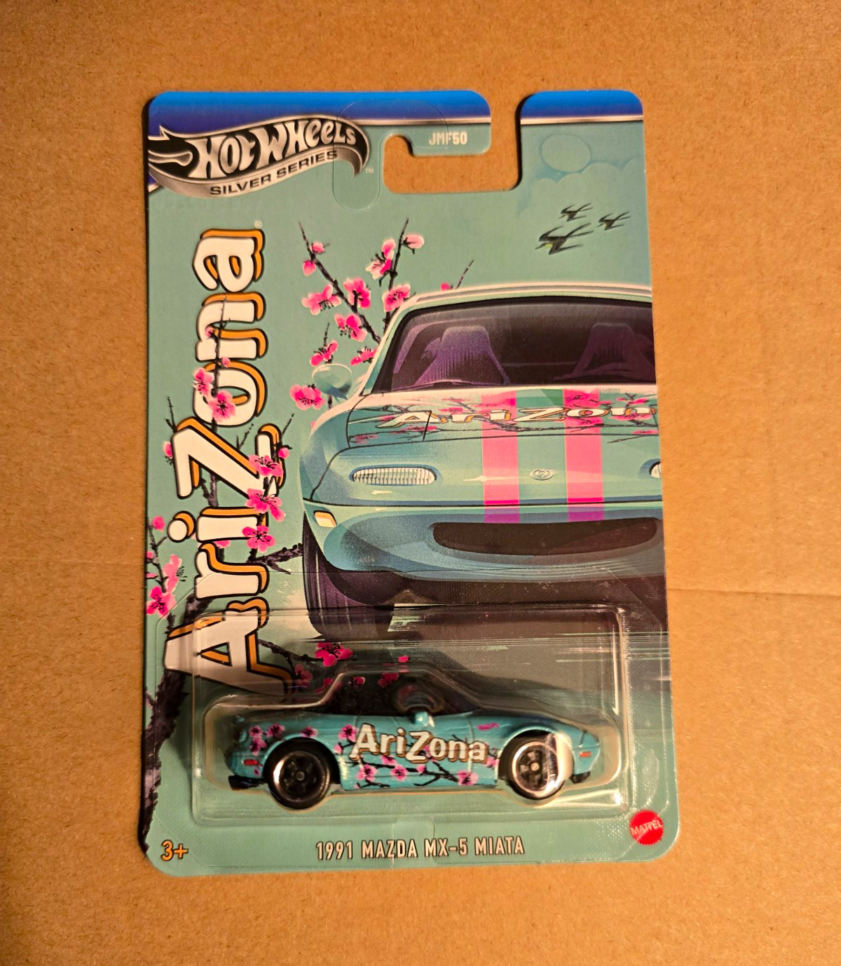 Hot Wheels Silver Series AriZona 1991 Mazda MX-5 Miata 1:64 Diecast Unopened