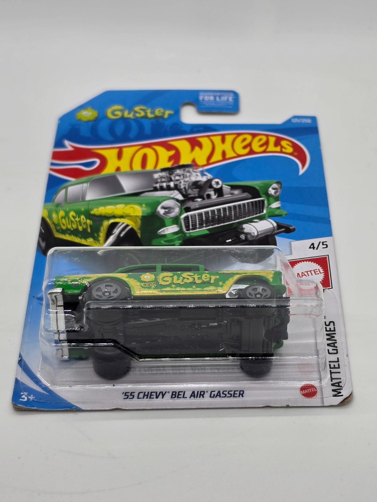 2020 Hot Wheels ’55 Chevy Bel Air Gasser Guster Mattel Games 4/5 121/250 Sealed