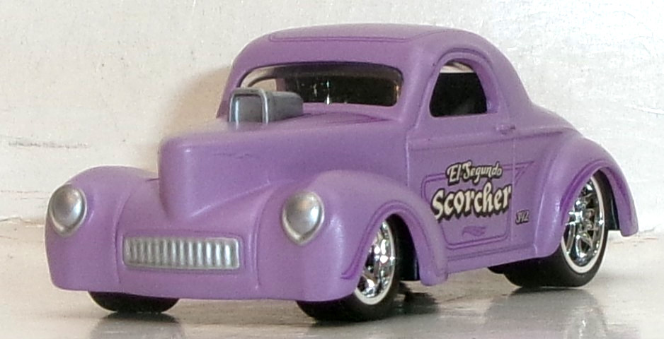 LOOSE 2026 HOT WHEELS 1:64 PURPLE ’41 WILLYS COUPE WHEEL SWAP REAL RIDERS