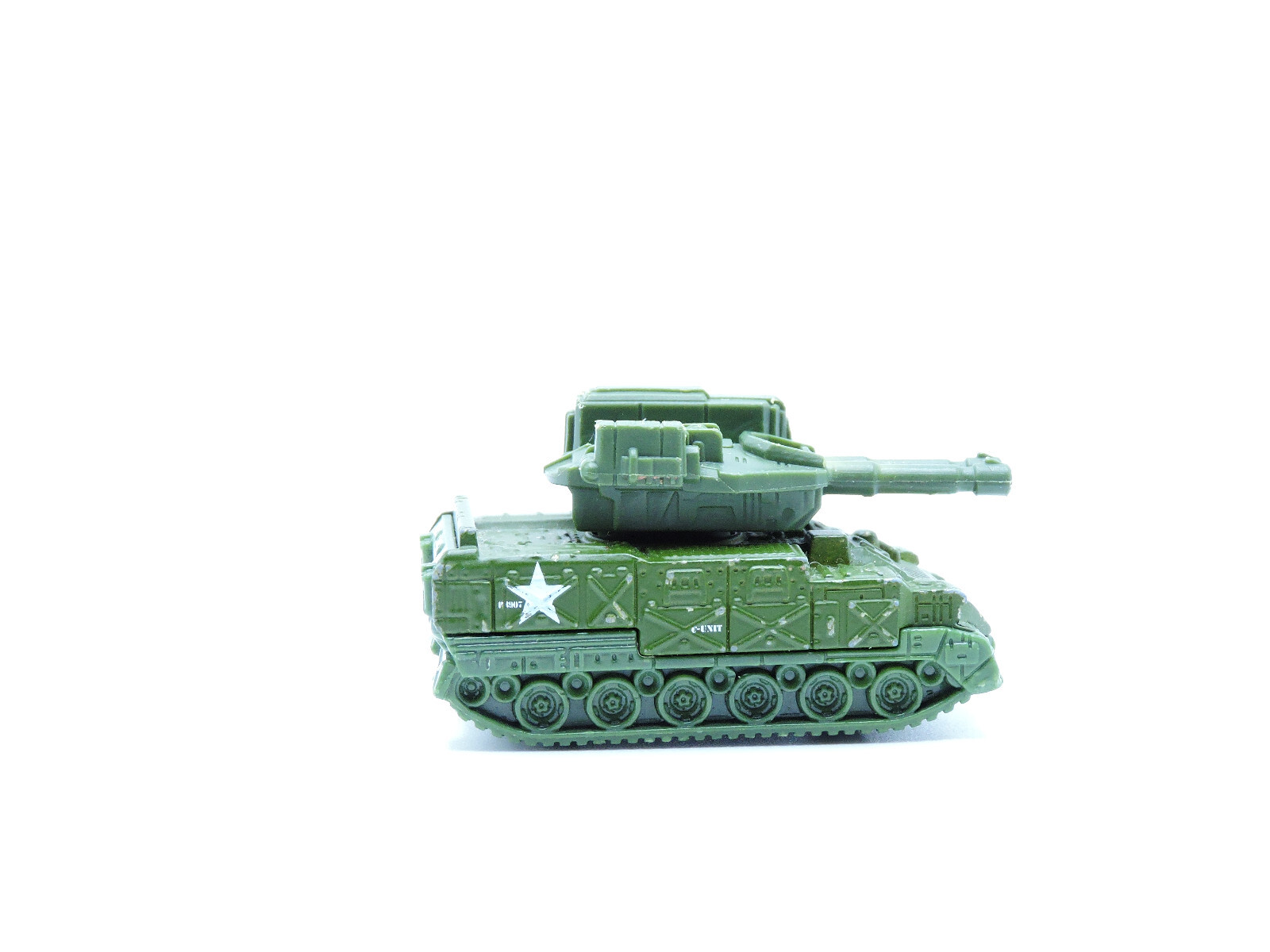 2018 Matchbox #78 MB907 Blockade Buster MATTE GREEN C-UNIT ARMY MILITARY TANK