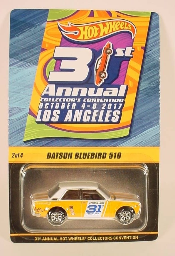Hot Wheels 31st Collectors Convention Datsun Bluebird 510 # 0047/3000