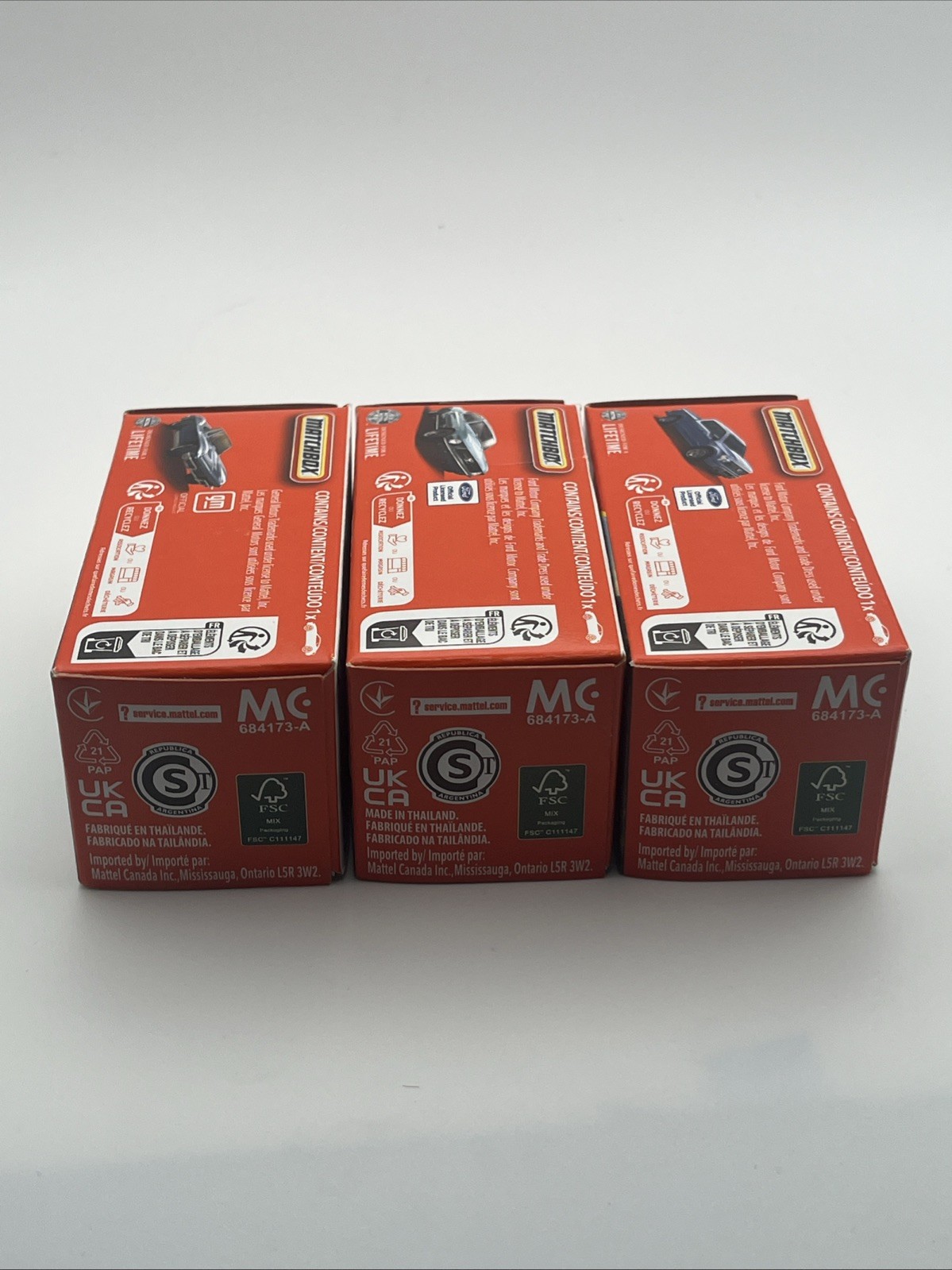 2026 MATCHBOX POWER GRABS Chevy Corvette, Ford Mustang, Ford F-150 Lot of 3