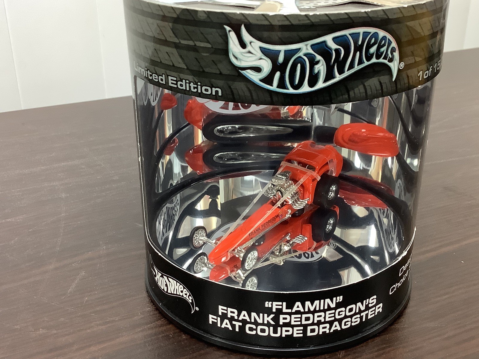 LOT of 2 Hot Wheels Flamin’ Frank Pedregon’s Fiat Coupe Dragster Oil Can NIP