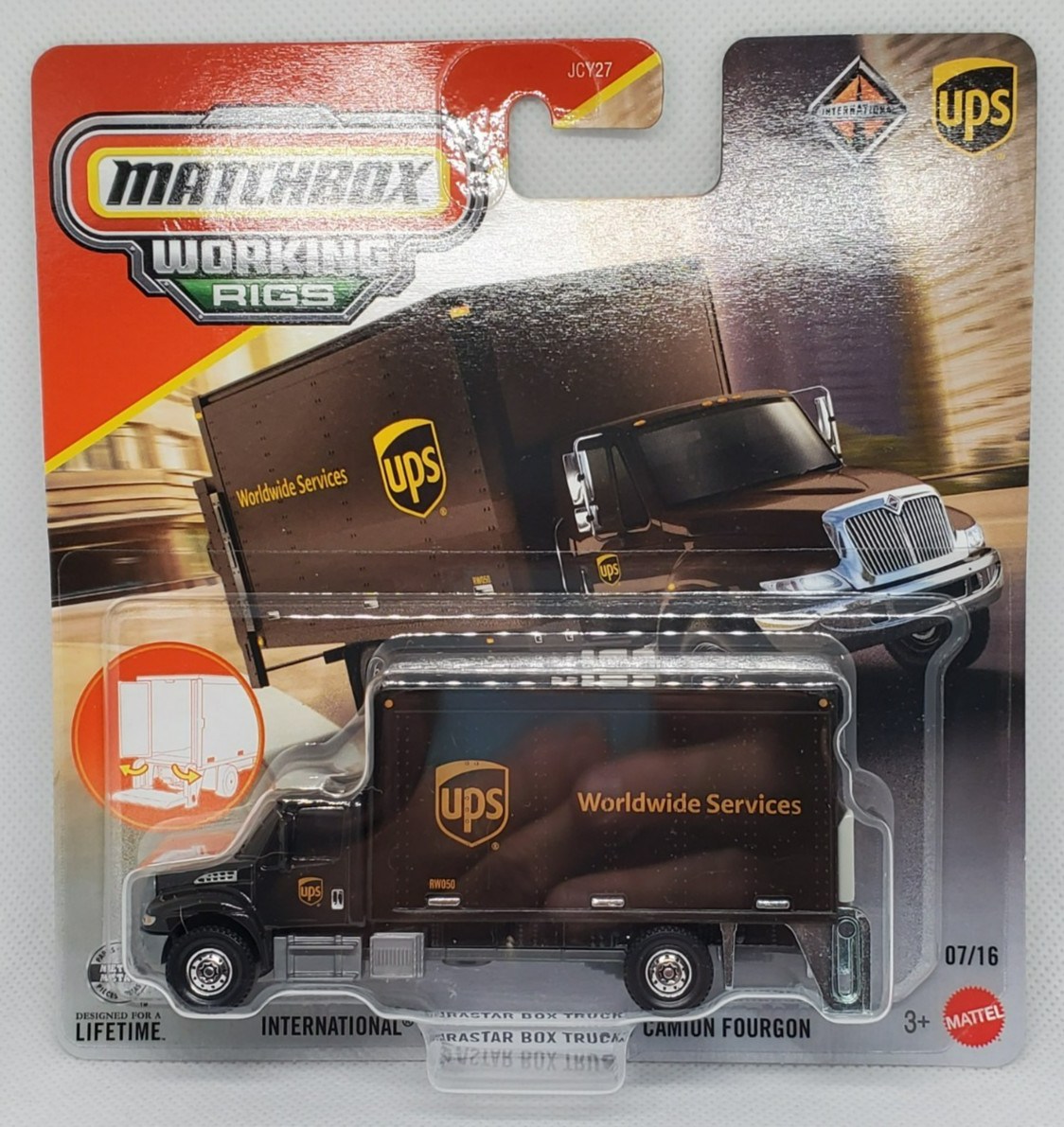 2026 Matchbox Working Rigs UPS Worldwide Services International Durastar HTF