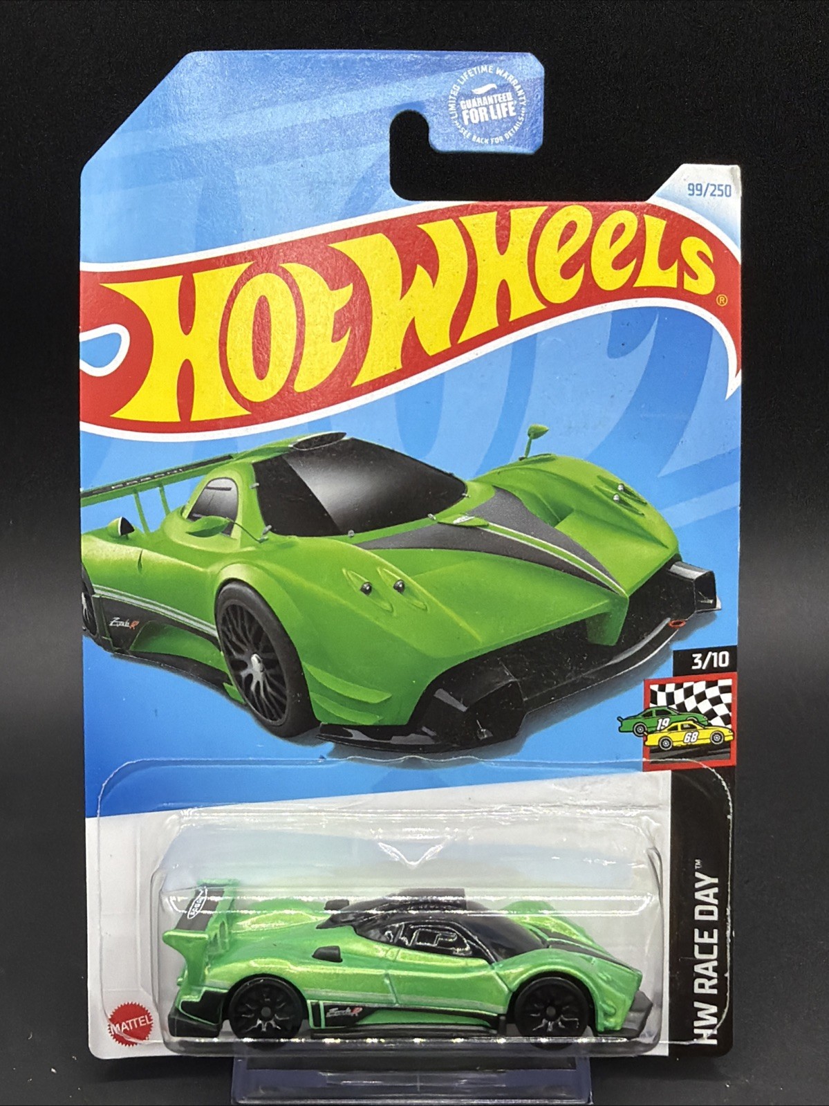 🔥🔥2024 Hot Wheels Kroger Exclusive GREEN PAGANI ZONDA R 99/250 HW Race Day🔥🔥