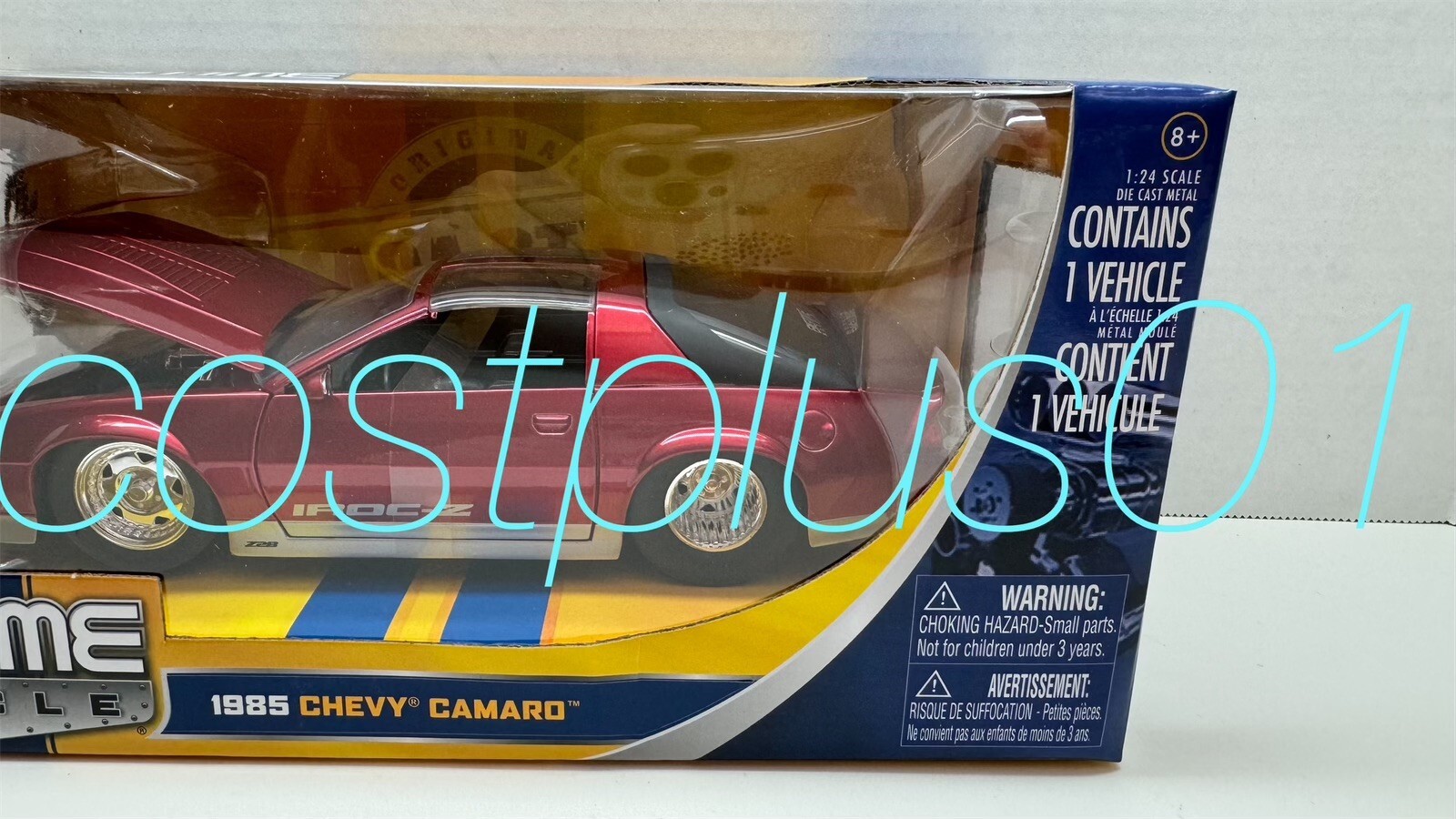 JADA BTM 1985 CHEVY CAMARO 1:24 RED REMOVABLE TOP