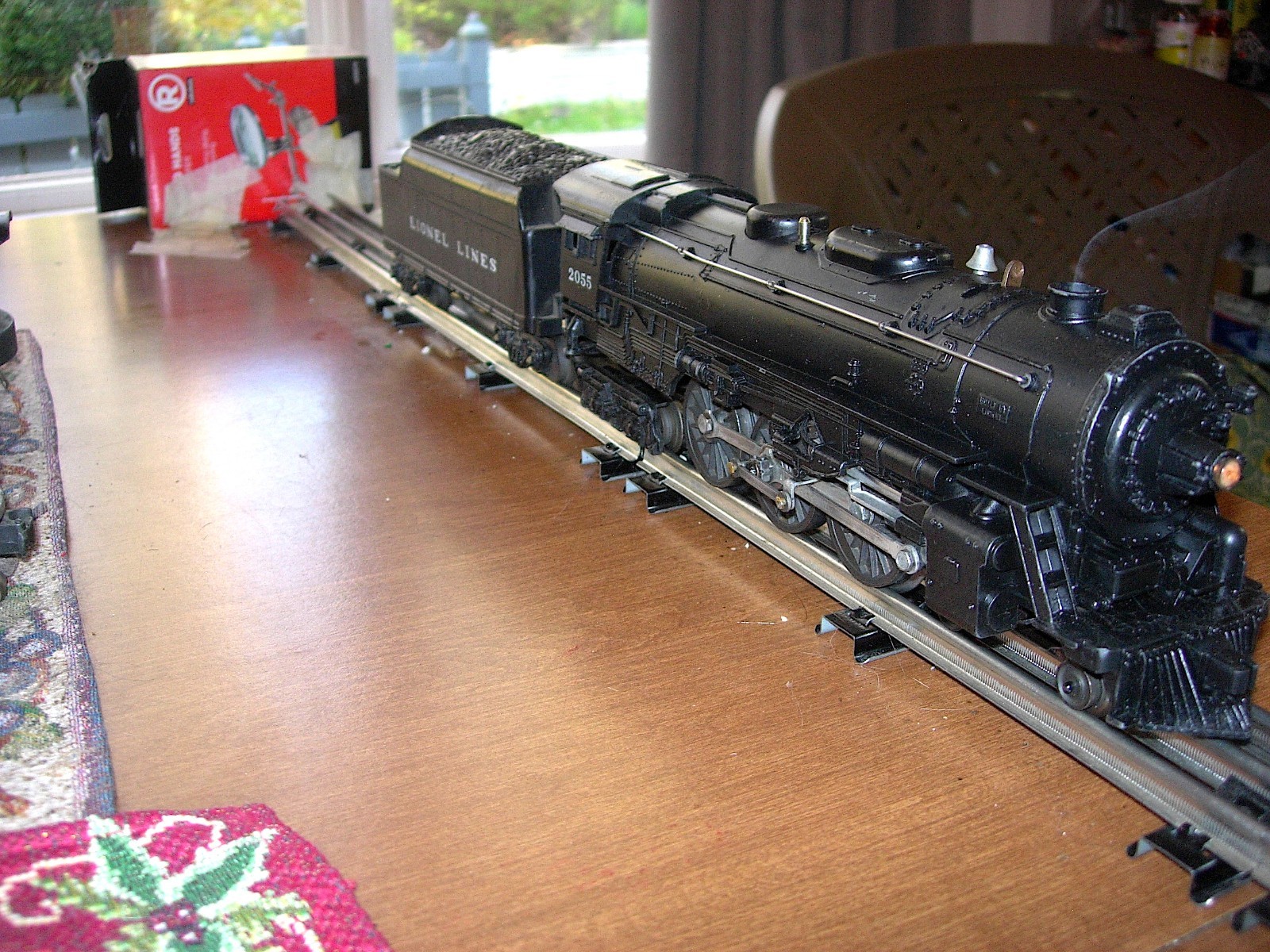 HERE IS A NICE LIONEL #2055 O/027 GAUGE 4-6-4 DIE-CAST “HUDSON” ENGINE/TENDER A1