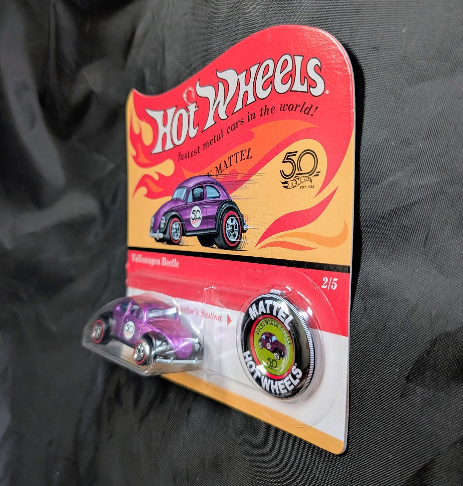 Hot Wheels Volkswagen Beetle Purple HW VW 50th Anniversary of Original 16