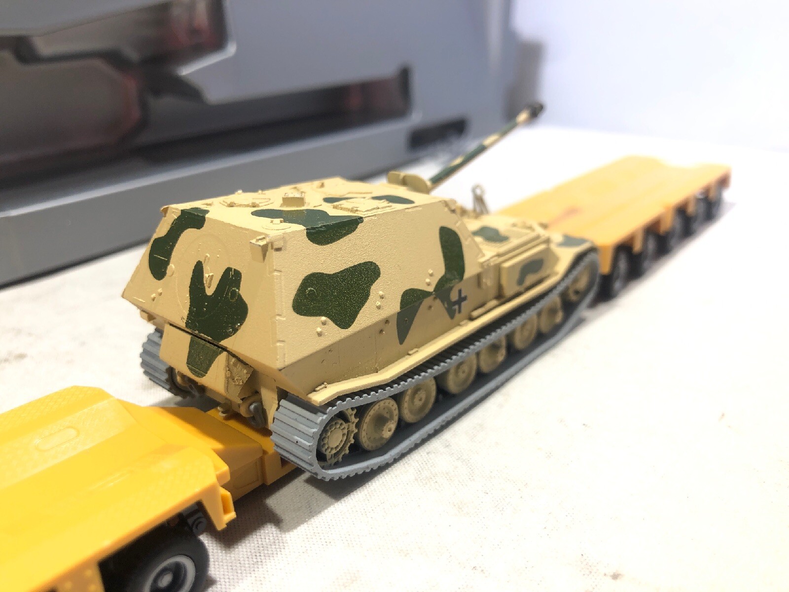 Herpa 1/87 MAN Tractor Trailer Semi Truck Low Boy Jeep FlatCar Steinle Army Tank