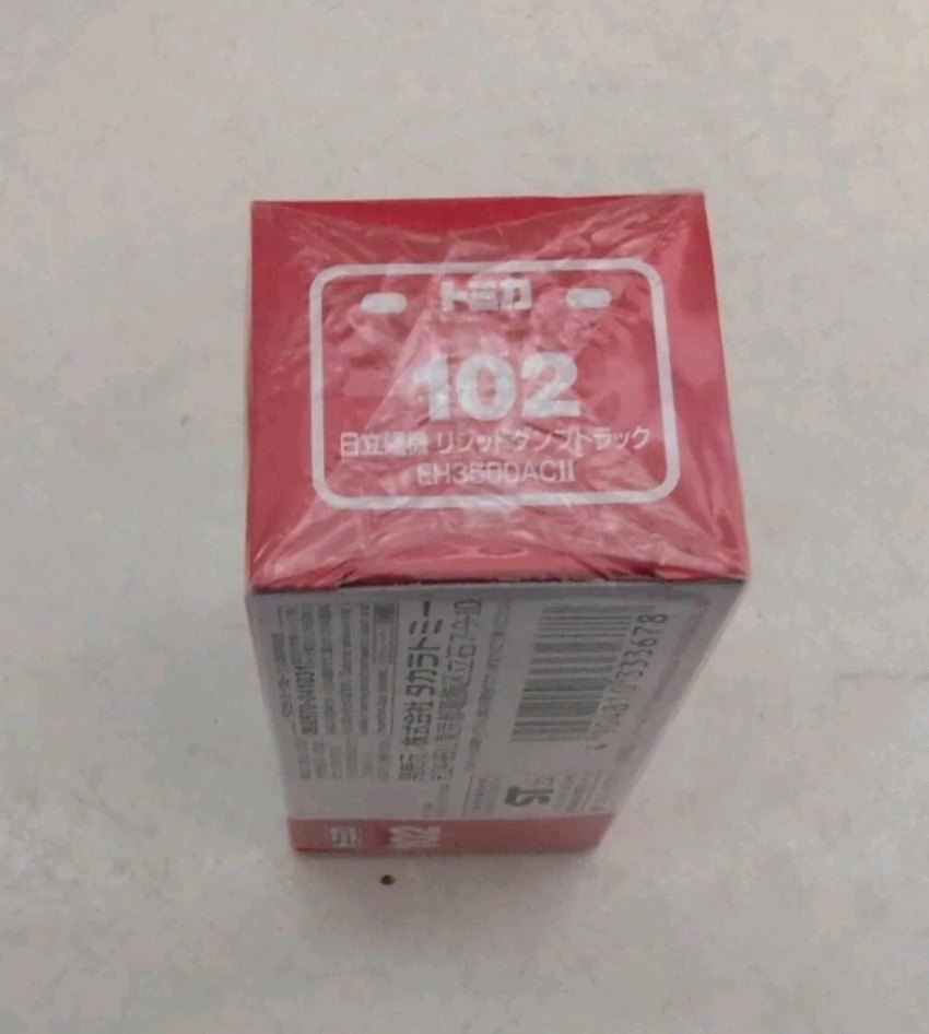 Takara Tomy Tomica #102 Hitachi Rigid Dump Truck EH3500AC II 1/185 Scale NEW!!