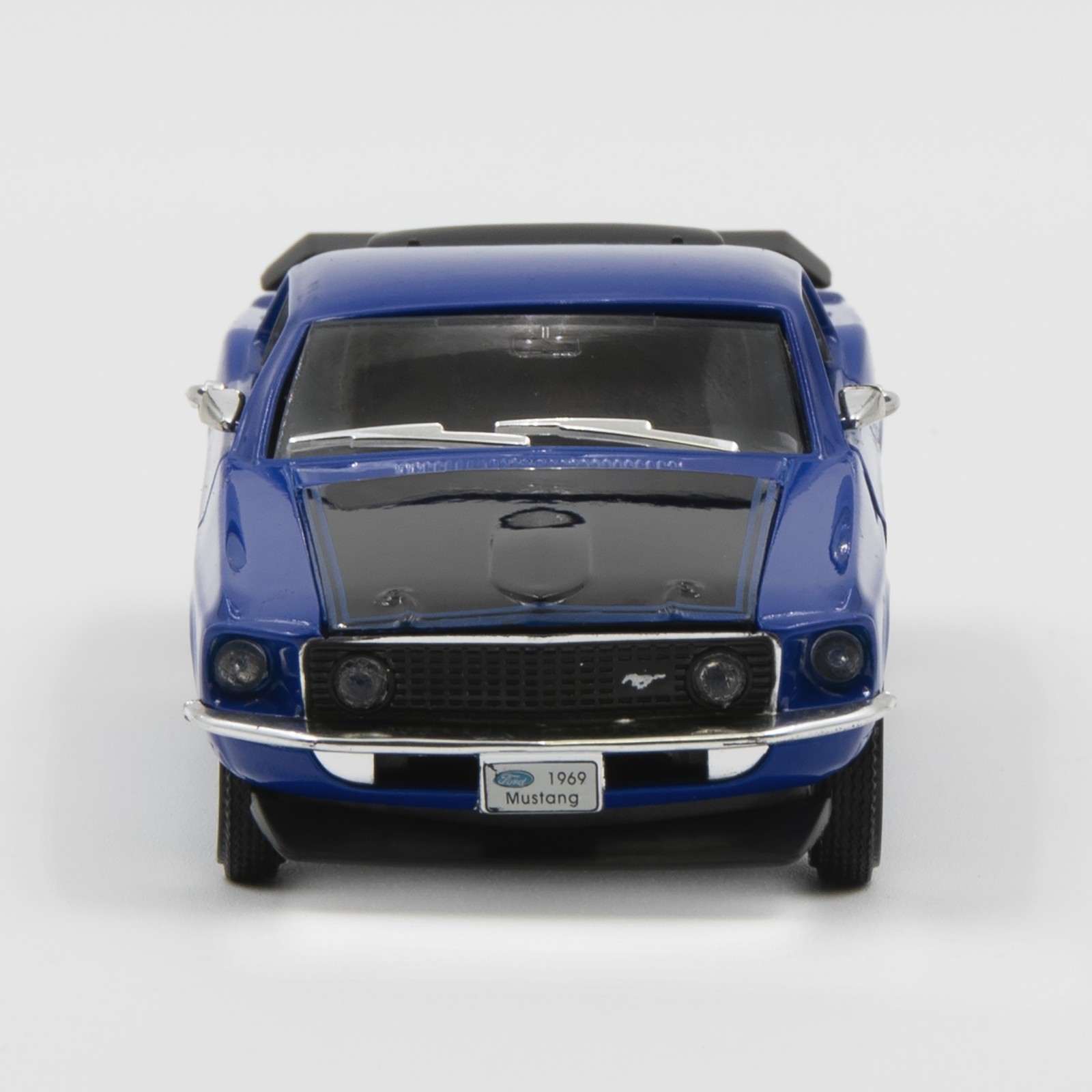 ARKO 1:32 Diecast 1969 Ford Mustang Boss 302 Fastback Hardtop in Blue and Black