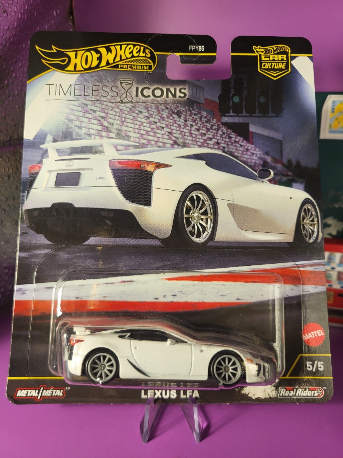HOT WHEELS PREMIUM LEXUS LFA TIMELESS ICONS 5/5 🔥