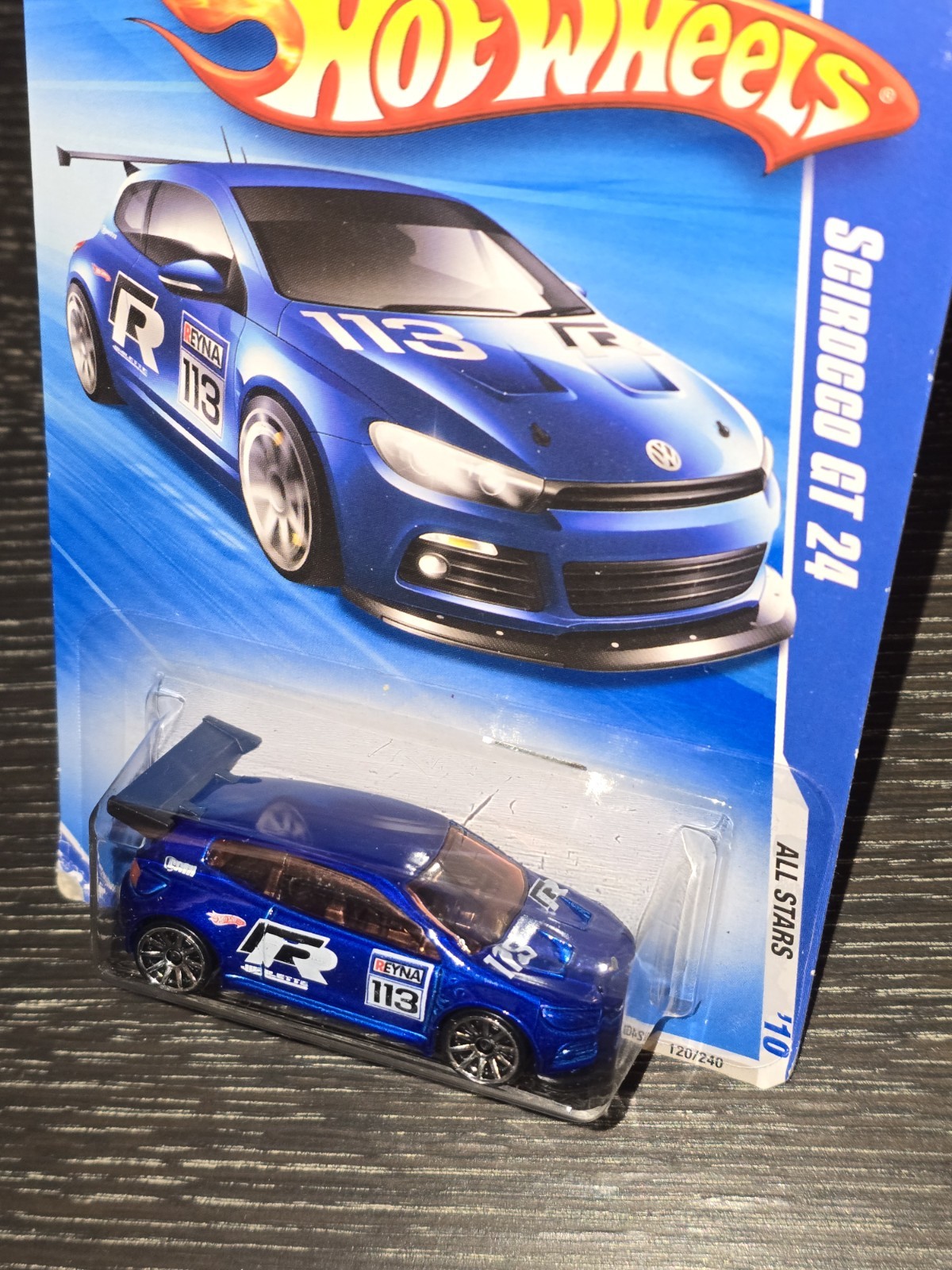 Hot Wheels SCIROCCO GT 24 – 2010 All Stars #120 – Blue NEW