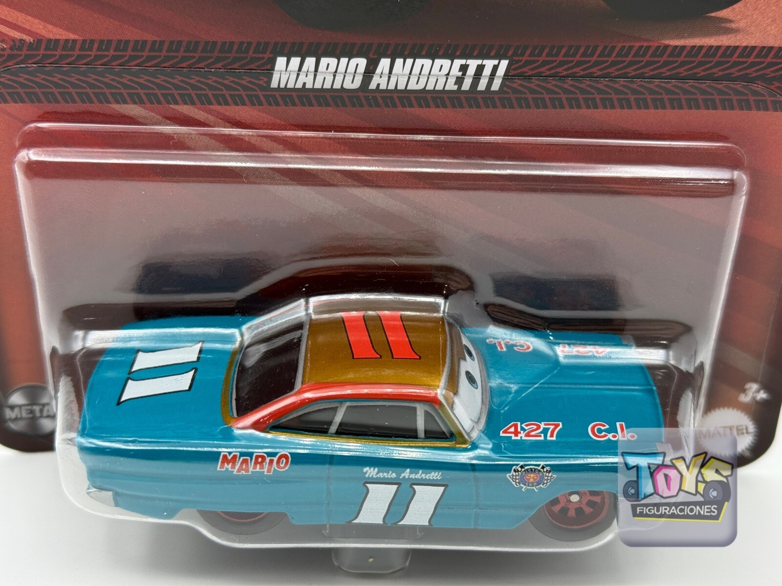 Mattel Disney Pixar Cars Mario Andretti #11 Red Wheels New 2025 Version