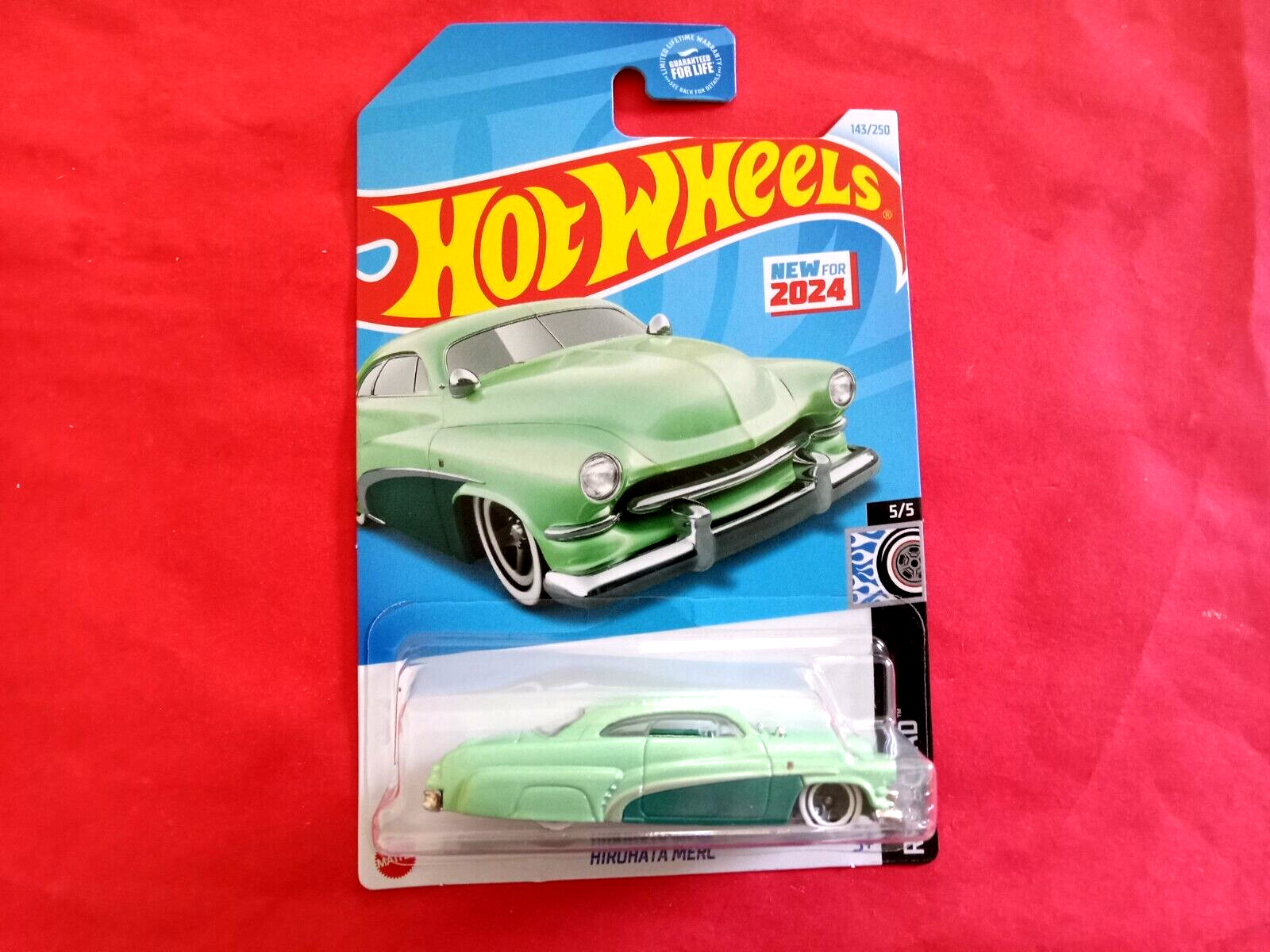 2024 Hot Wheels – G Case – HIROHATA MERC 5/5 ROD SQUAD Light Green