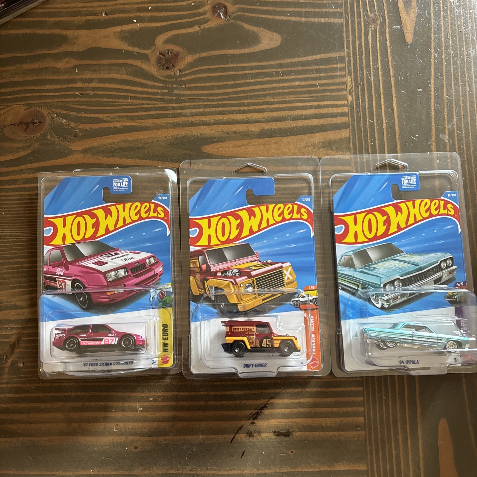 Hotwheels Super Treasure Hunt Lot Of 3 Impala Cosworth Drift Ender