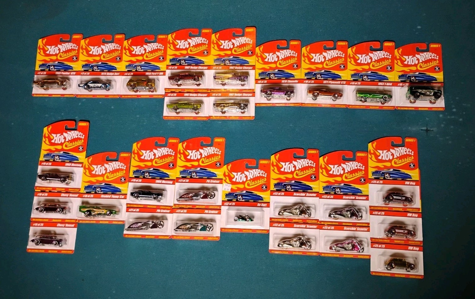 2004 Hot Wheels Classics Series 1 Lot Of 27, Assorted Variations NEW *Read Desc*