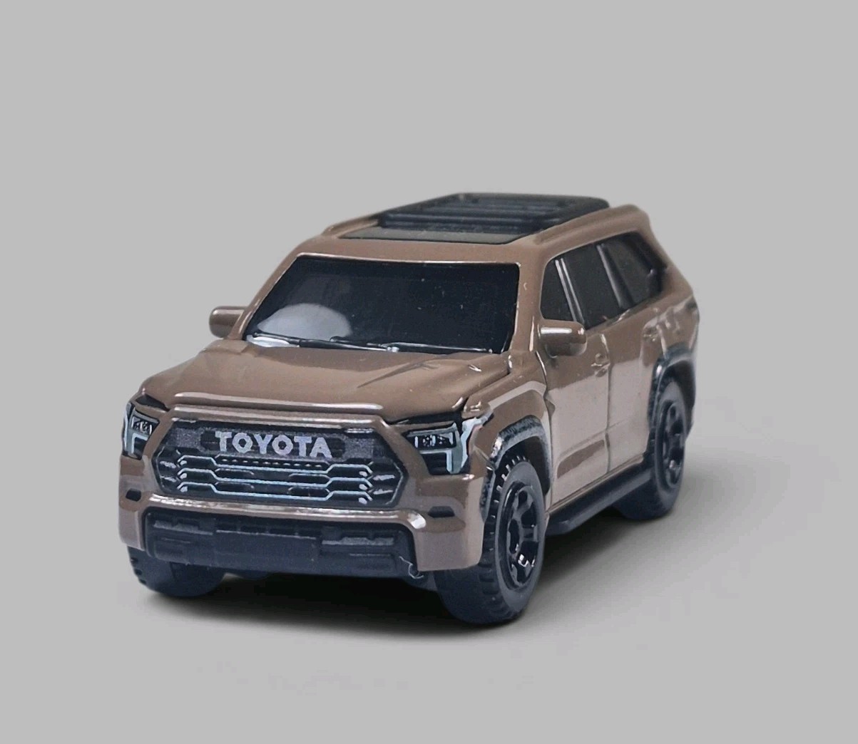 2024 TOYOTA SEQUOIA TRD PRO Diorama Collectible DieCast Model 1:64 Brown LOOSE