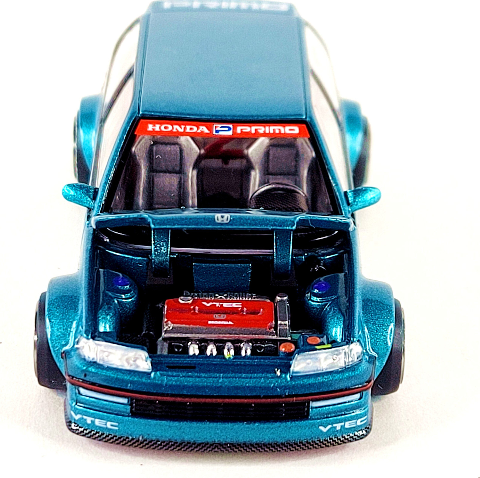 Kaido House x Mini GT Honda Civic (EF) Kaido Works V1 🟦 Teal KHMG126 1/64
