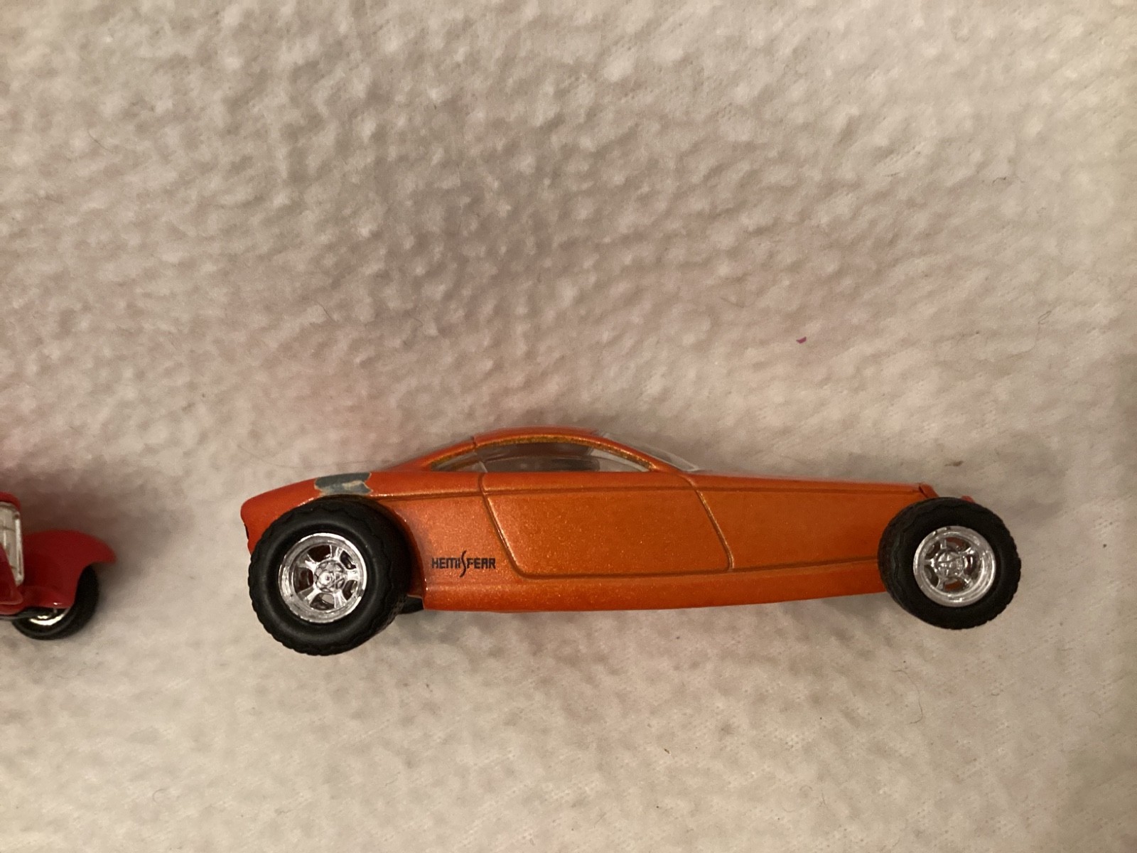 Hot Wheels ~ Golden Submarine Chase Nice ~ Hemisfear & 32 Ford Missing Parts RR