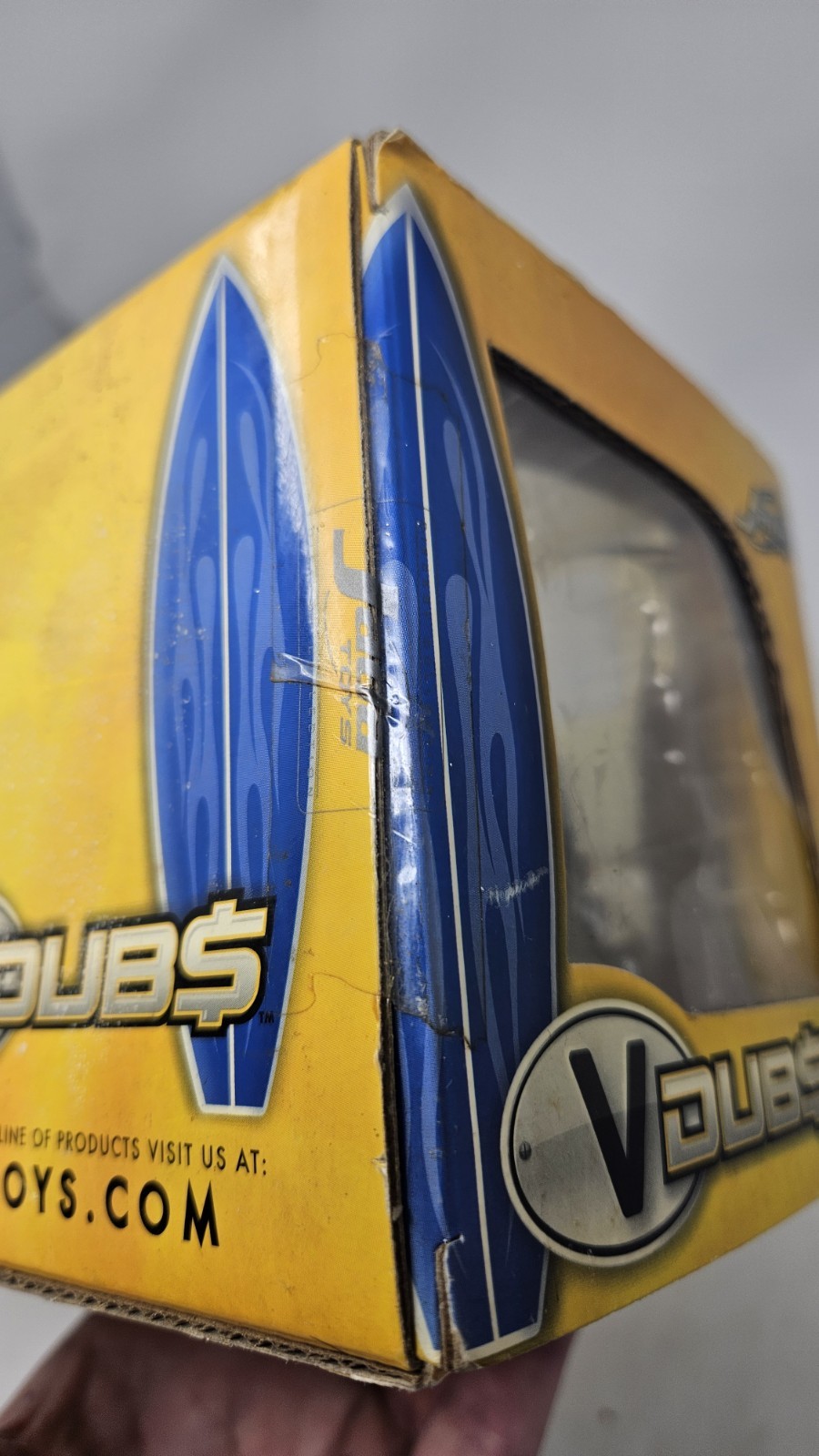 Jada Toys VDUBS Volkswagen Bus Pickup 1963 1:24 Diecast Black Tan – Box Damage