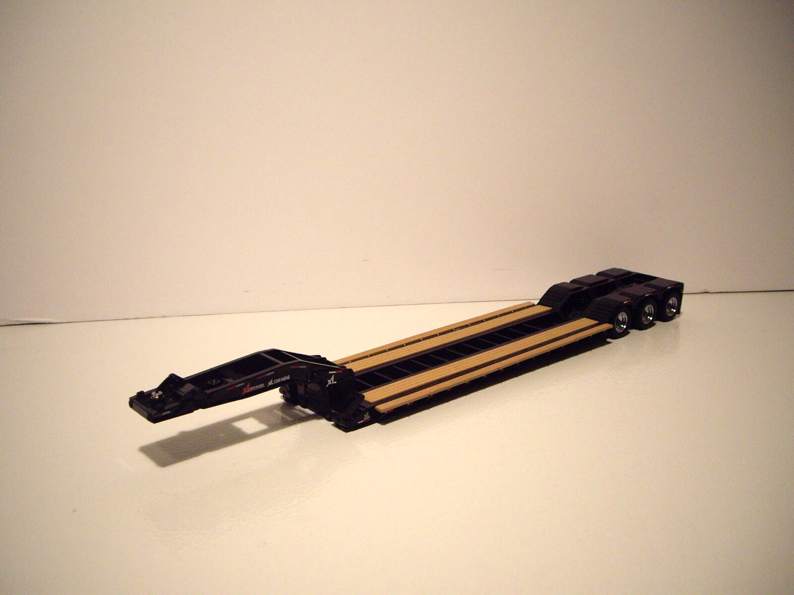 DIECAST MASTERS 1/50 BLACK XL 120 HDG TRI-AXLE LOWBOY SAME SCALE AS FIRST GEAR