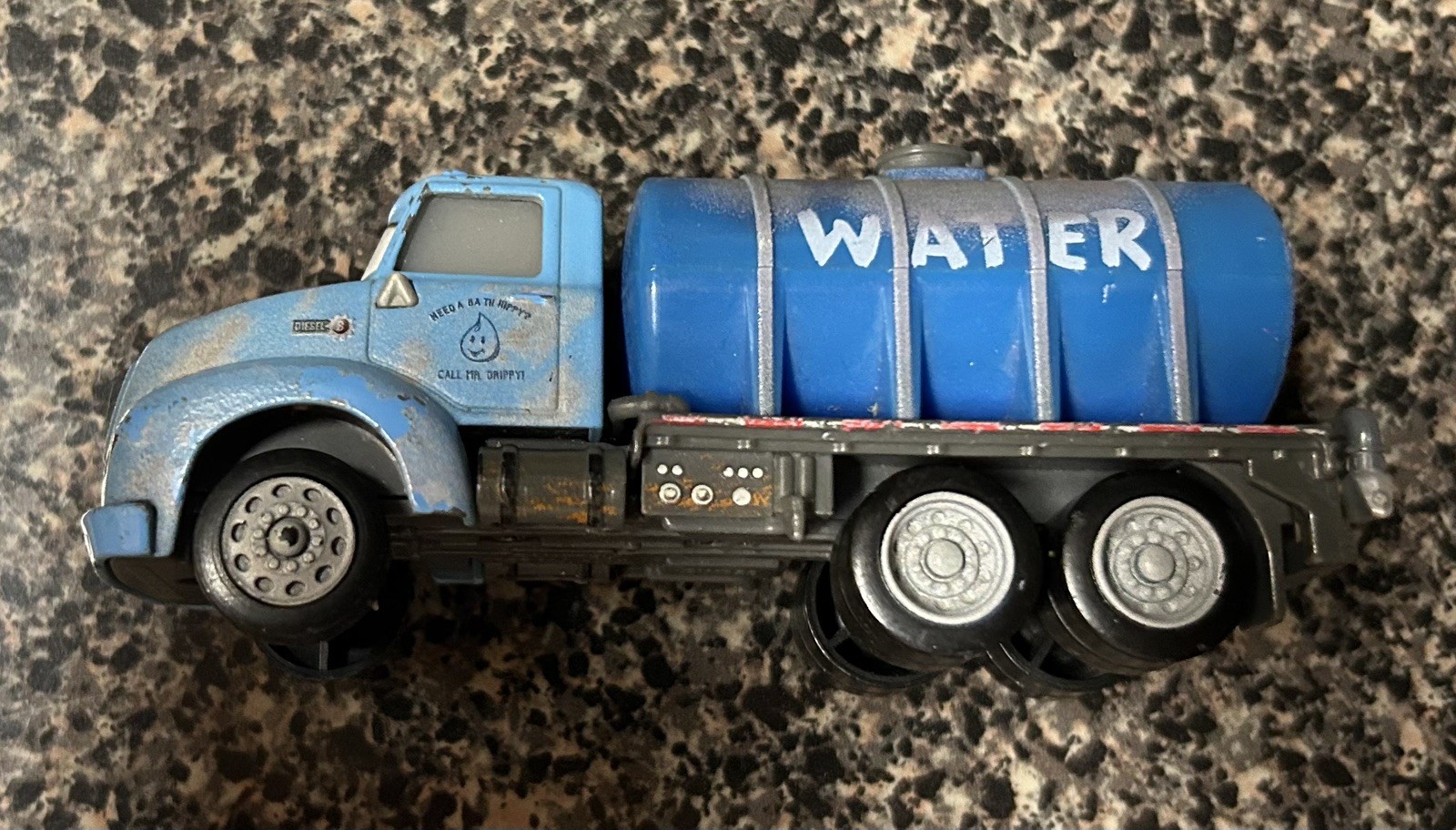 Disney Pixar Cars 1:55 Die Cast Mr. Drippy Water Truck Mattel Toy