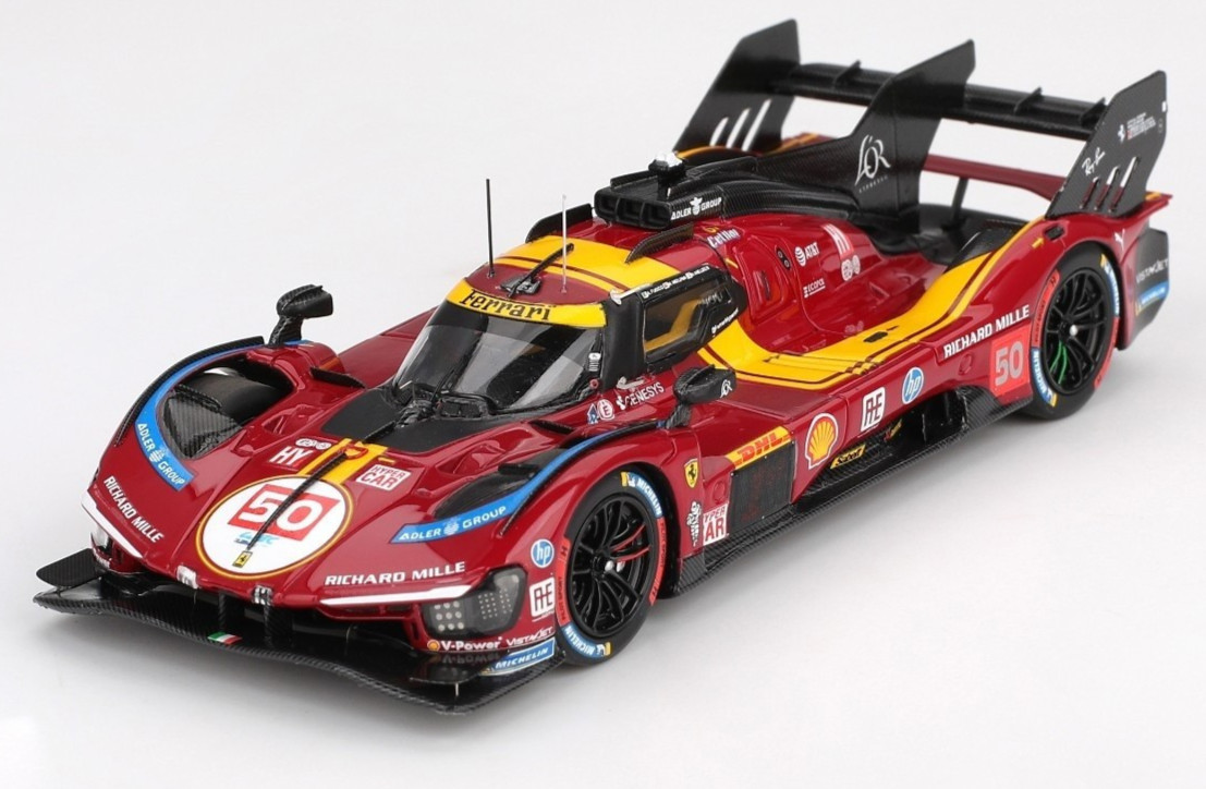 BBR Models Ferrari 499P #50 – AF Corse – 2025 WEC Qatar 1:43 Diecast Car CS009
