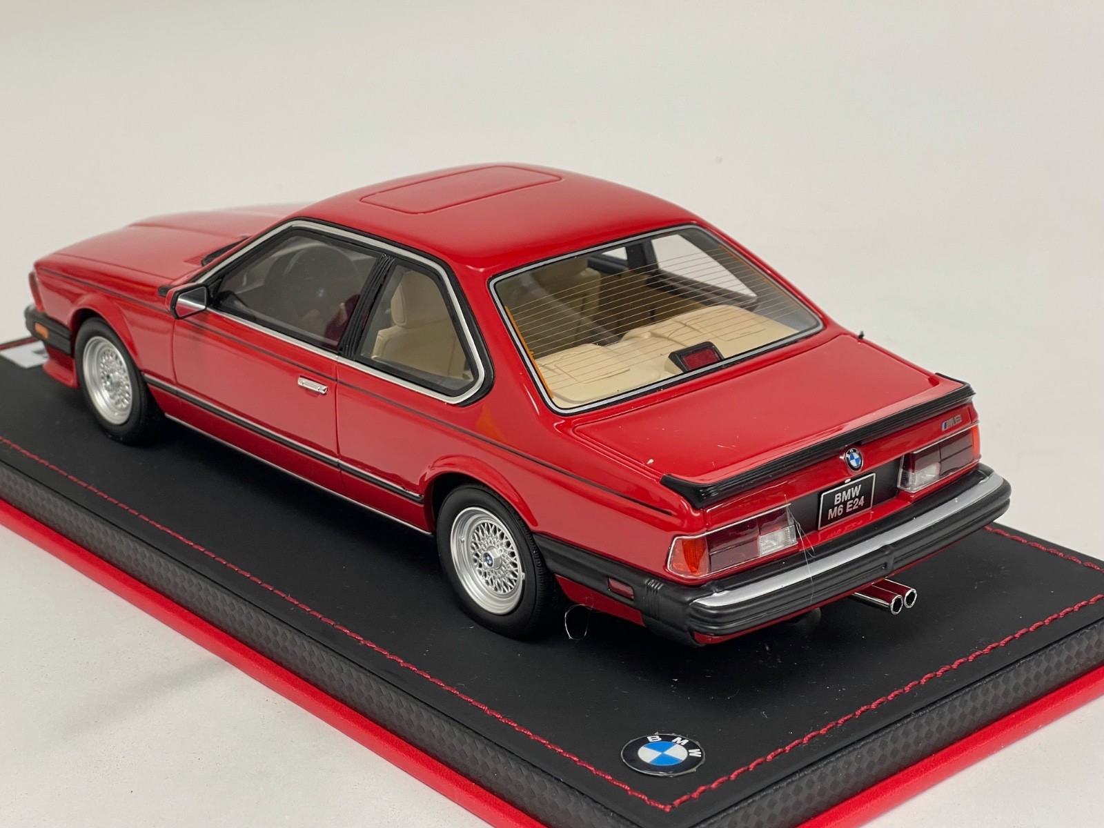 1/18 GT Spirit Otto BMW E24 M6 in Henna Red from 1986 OT1018 Customized AB1279