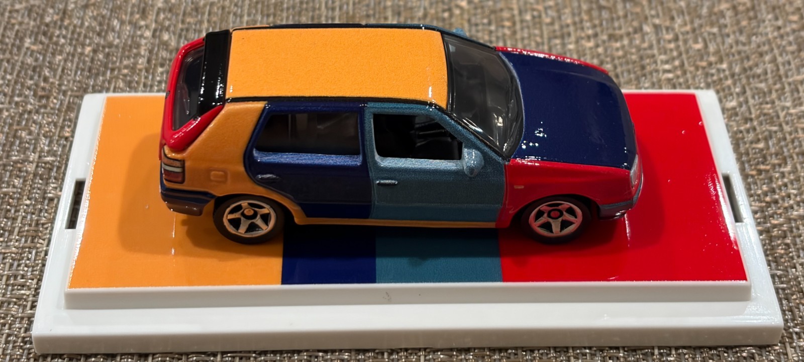 2024 Matchbox Mattel Creations Harlequin 1995 Volkswagen Golf MK3,Factory Sealed
