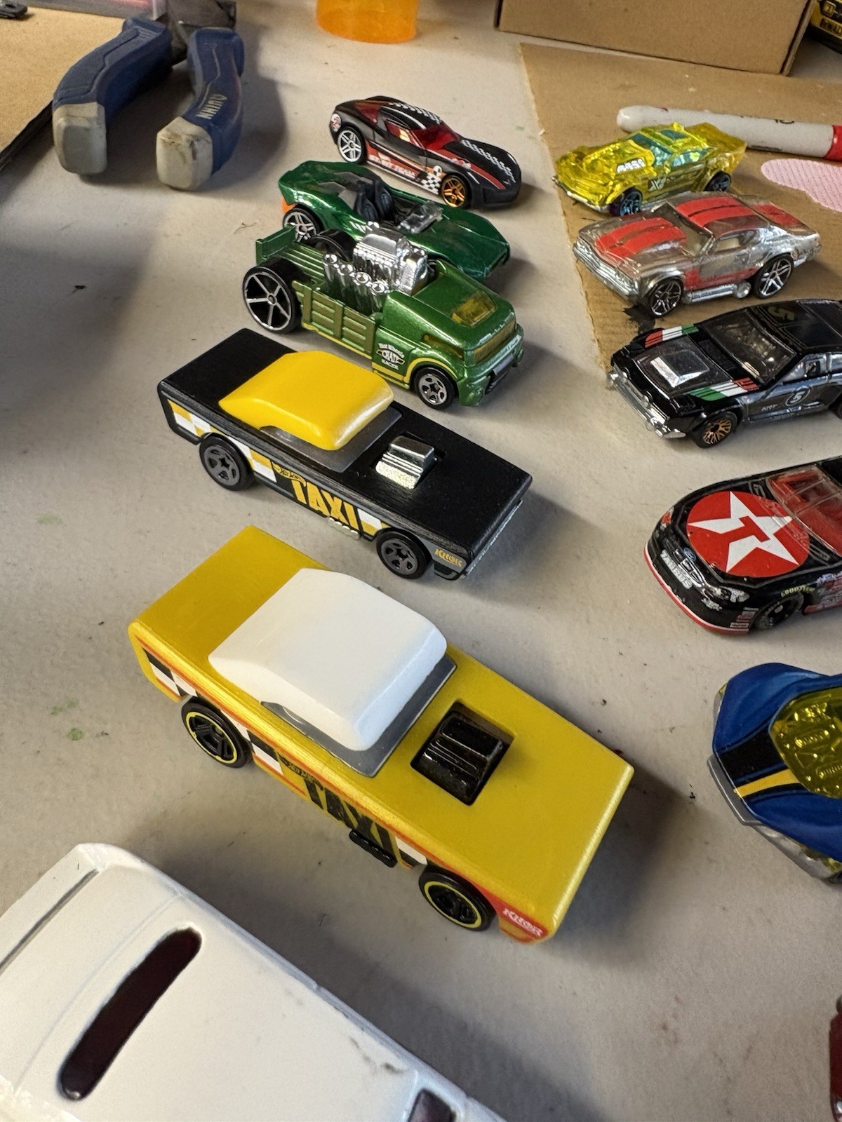 Loose Hot Wheels 11 Assorted Hot Wheels Plus 1 NASCAR. Lot Of 12