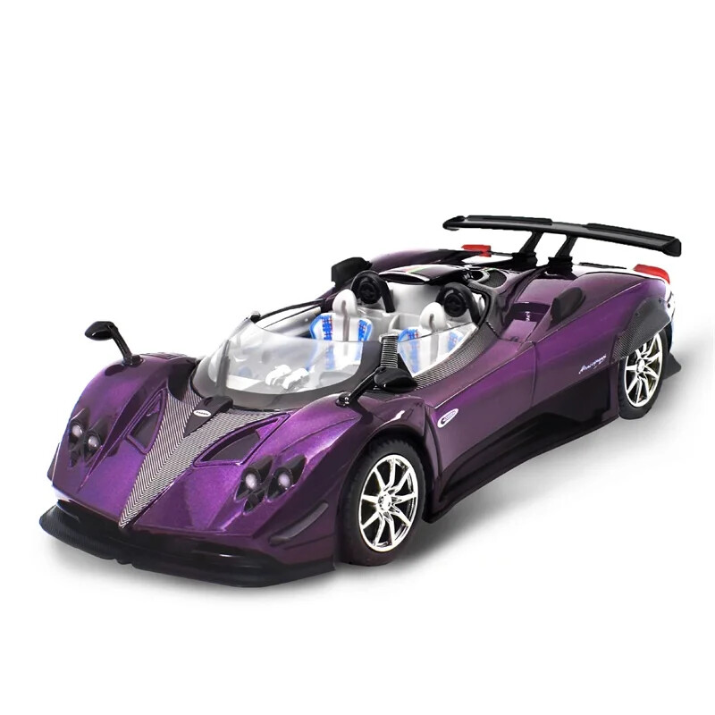 1:24 Pagani Zonda HP Barchetta Alloy Car Model Diecast Toy Vehicle Sound Light