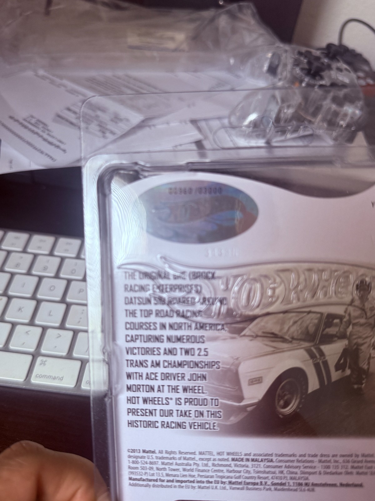 Hot Wheels 2013 RLC BRE Datsun Bluebird 510 John Morton #00960/3000
