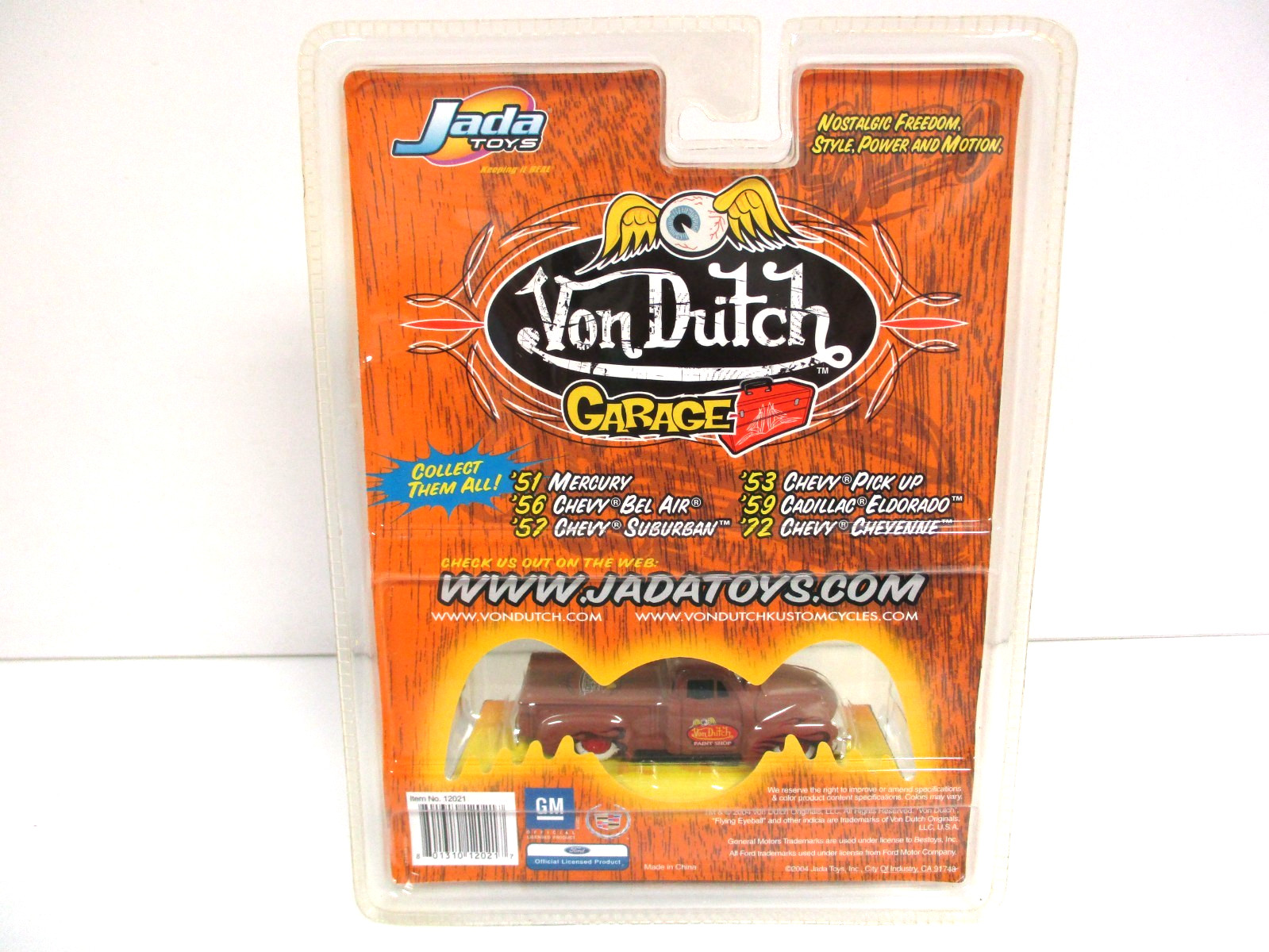JADA – VON DUTCH – 1953 CHEVROLET 3100 PICKUP TRUCK LOWRIDER – 1/64 DIECAST
