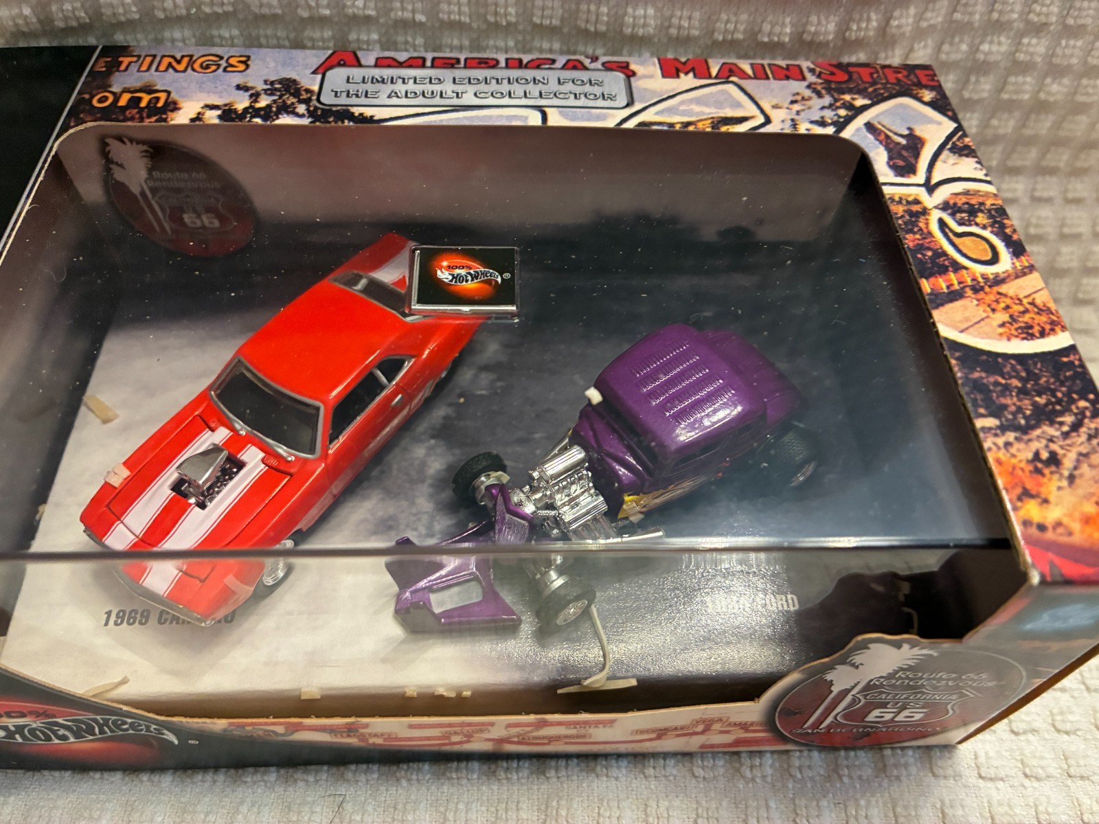 2001 100% HOT WHEELS America’s Main Street Route 66 Rendezvous 1:64
