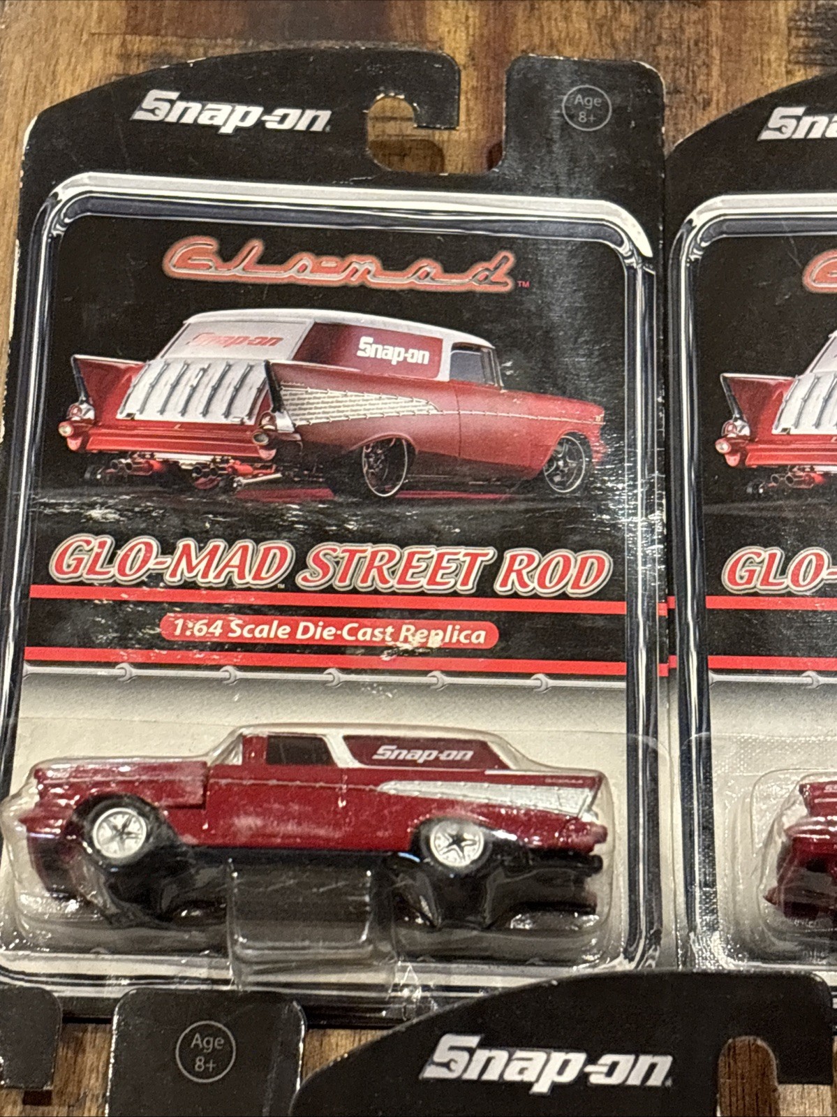 Snap-On Tools 5 Piece Glo-Mad Street Rod 1:64 Die-Cast Replica GM Chevy Nomad