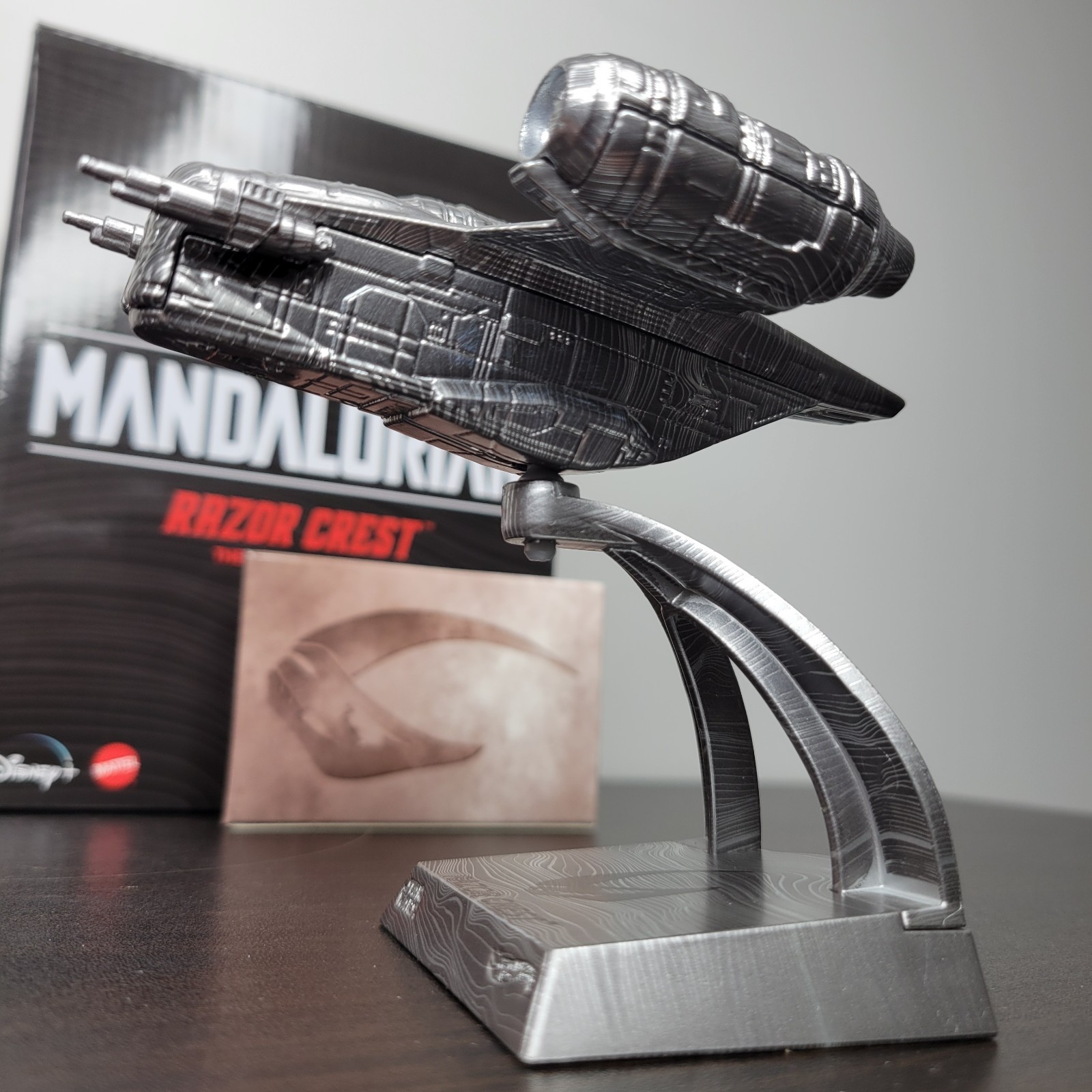 Star Wars Mandalorian Hot Wheels 1:64 Beskar Razor Crest Mattel Grogu Diecast