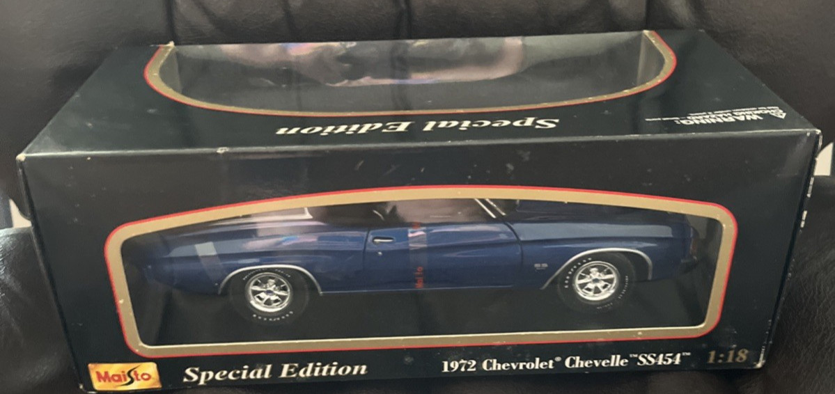 1972 CHEVROLET CHEVELLE SS454 MAISTO SPECIAL EDITION 1/18 NRFB