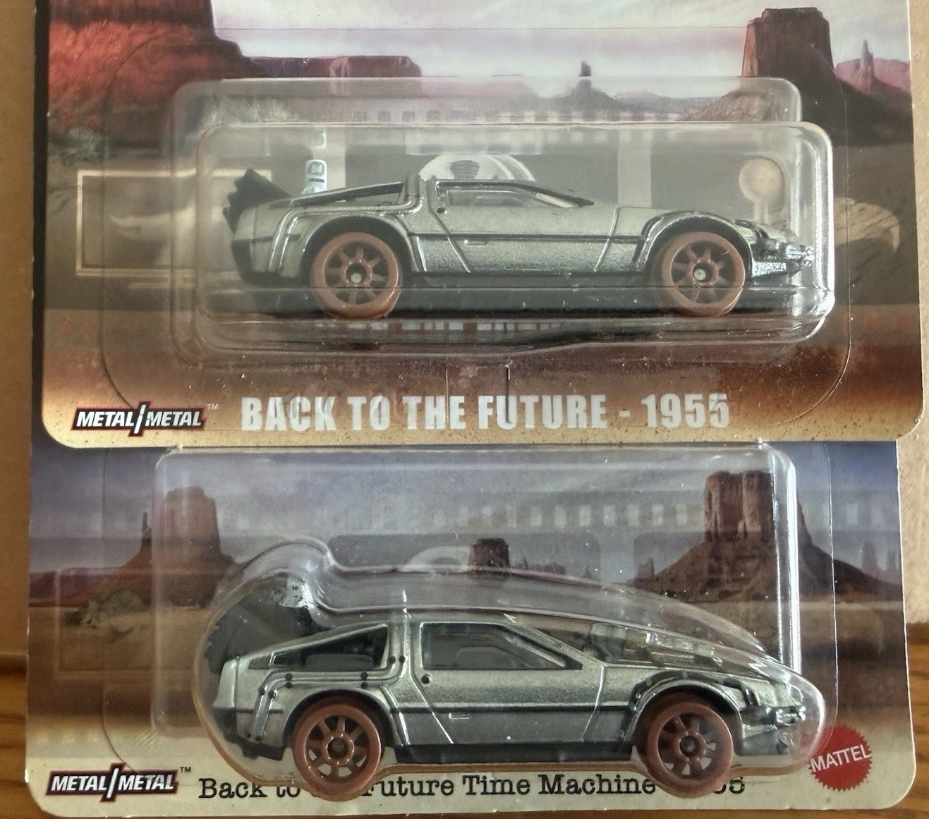 Hot Wheels Back To The Future lll 2 versions