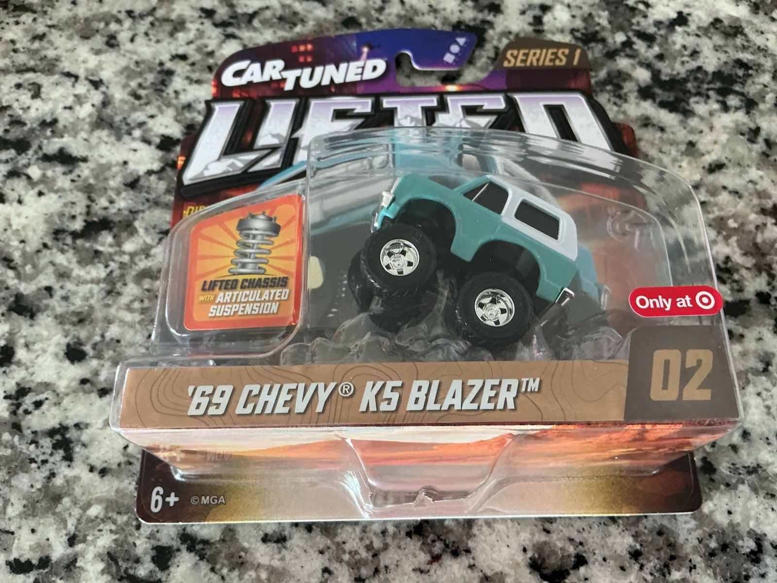 RARE 2026 MGA Entertainment Car Tuned Lifted Light Blue ‘69 Chevy K5 Blazer
