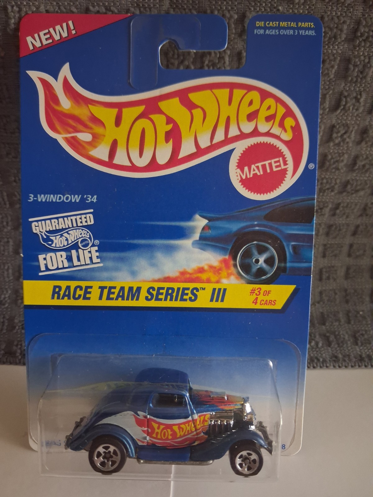 Hot Wheels Race Team Series III – Complete 4 Car Set – Vintage 1997 Sealed