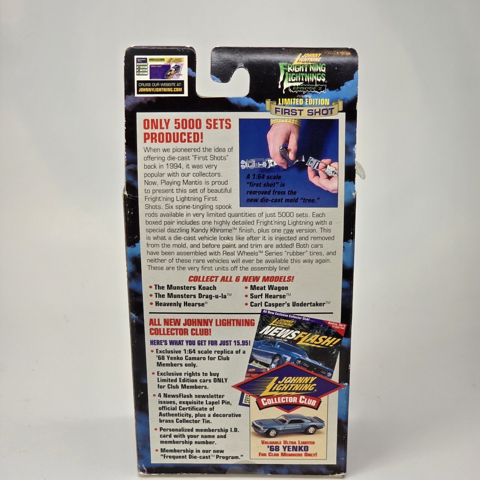 Johnny Lightning Frightning Lightning First Shot Episode 2 Meat Wagon 1/64 Model