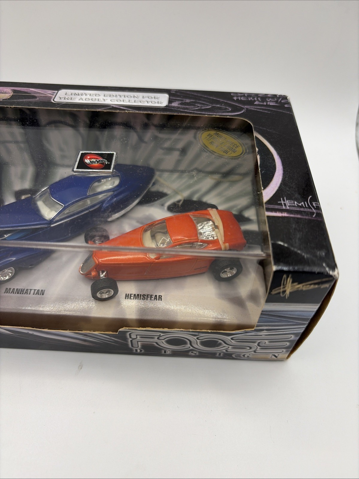 2001 Hot Wheels 100% Foose Design 2-Car Set #53695 Manhattan and Hemisfear NEW