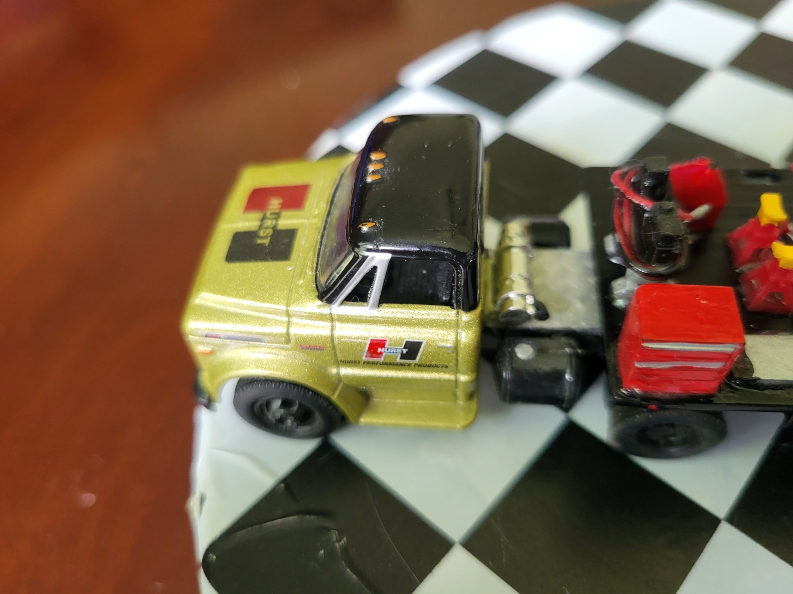 M2 Gold Hurst Series Customized ,70 GMC 5500 Truck, 69 Olds,70 Chevy Comaro 1/64